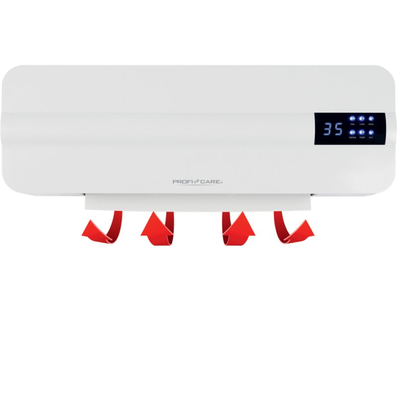 PROFI CARE wall-mounted ceramic heater PC-HL 3116, white